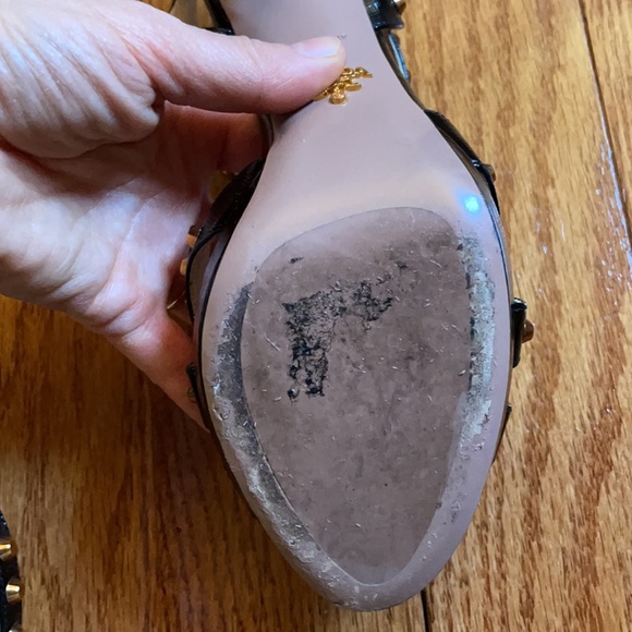 Prada Black studded sandals size 39 - Picture 6 of 12